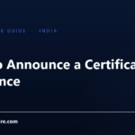 How to Announce a Certification or Licence