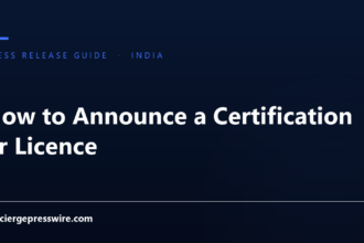 How to Announce a Certification or Licence